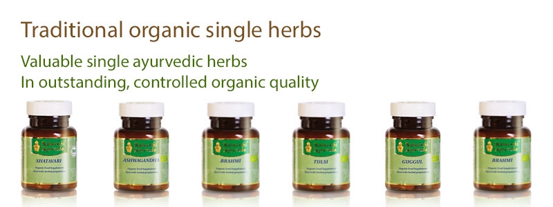 Traditional organic single herbs